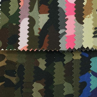 PVC Waterproof 600D Camouflage Print Fabric Durable Woven Nylon