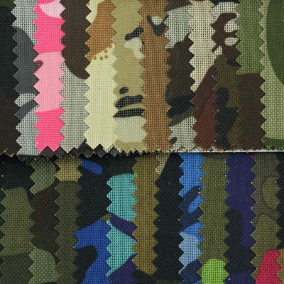 PVC Waterproof 600D Camouflage Print Fabric Durable Woven Nylon