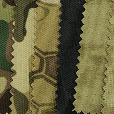 900D Camouflage Printed Oxford Fabric 100% Nylon PU Coated Composited