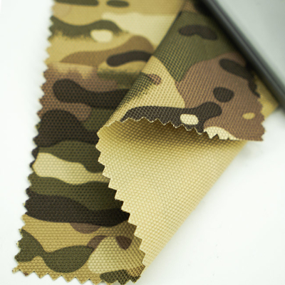 900D Camouflage Printed Oxford Fabric 100% Nylon PU Coated Composited