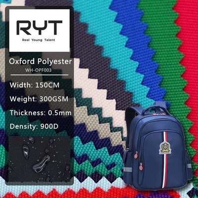 900D Polyester Oxford Fabric Waterproof Durable Custom Woven Fabric