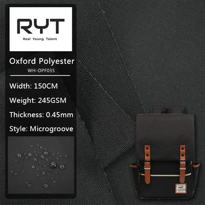 PU Waterproof Oxford Polyester Fabric Industry Woven Textile Material