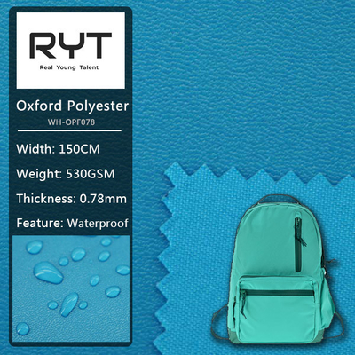 100% Polyester Foamed Fabric Durable Material Can Be Customized To Apply Backpack And Outdoor Item