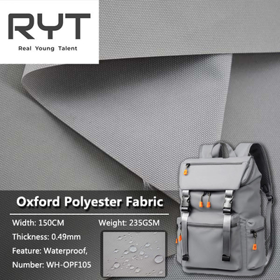 100% Polyester Woven Durable  Waterproof PU For Camping Bag Carrier Backpack And Other Product