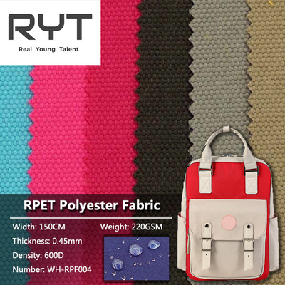 Recycled 600D Polyester Oxford Fabric For Backpack And Outdoor Products