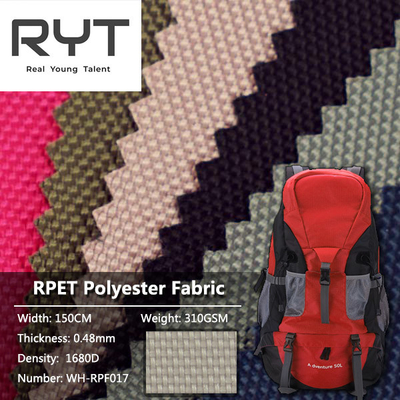 Backpack Tents 1680D RPET Polyester Fabric Low Carbon Material