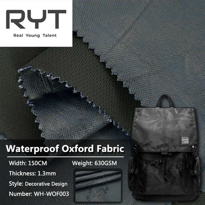 Polyester Canvas Coating Oxford Material Waterproof Decorative Design
