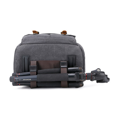 Waxed Canvas 30L Outdoor Waterproof Backpack Travel Camera Bag