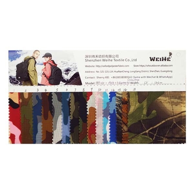 100% Polyester Printed Camouflage Fabric Durable Waterproof Material