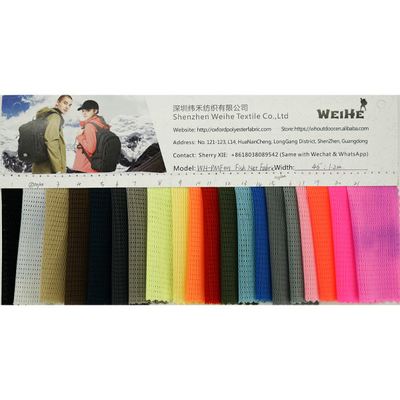 High Elastic Fish Net Polyester Spandex Fabric Knitted Technics