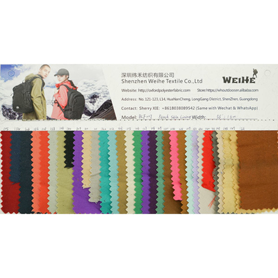 Peach Skin 74 GSM Polyester Lining Cloth 300D Backpack Lining Material
