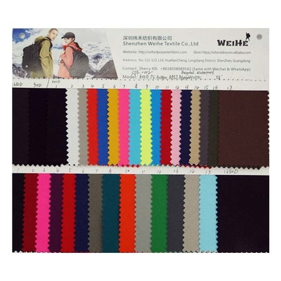 100% Polyester PU Recycled Waterproof Fabric Environmental Friendly