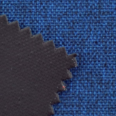 Waterproof 600D 100% Durable Polyester Fabric PVC Grind Arenaceous