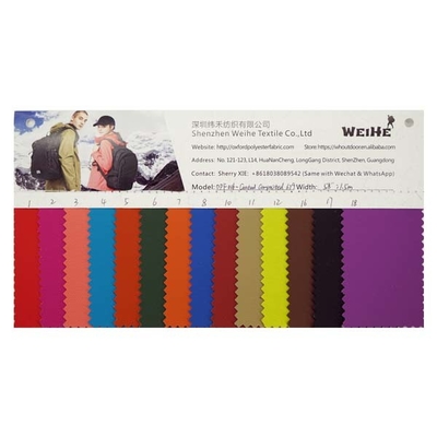 100% Polyester PU Coated Oxford Fabric Composited Knitted Bottom