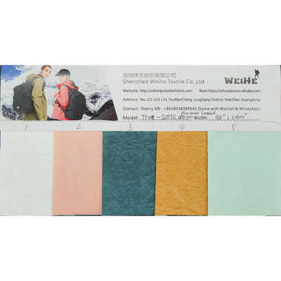 150gsm Crumpled Printed Tyvek Fabric Waterproof With Non Woven Fabric