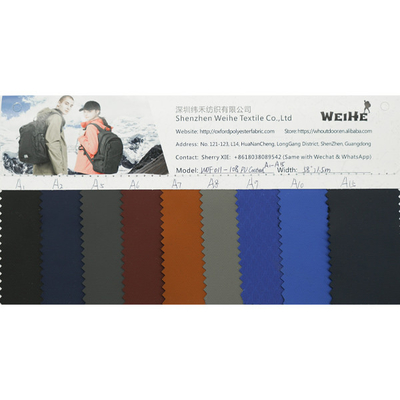 Plain Surface Style 140GSM Waterproof Oxford Fabric For Luggage