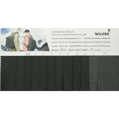 250GSM 425GSM Waterproof Oxford Fabric Waterproof Durable Black Coating