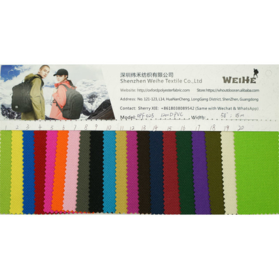 Thickness 0.72mm 1200D Oxford Polyester Fabric For Luggage Backpack