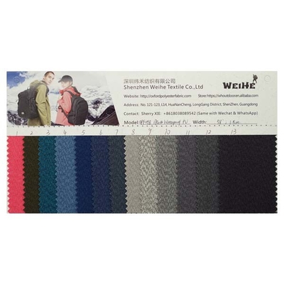 Polyester Polyurethane 320GSM Poly Oxford Fabric Durable PU Cloth