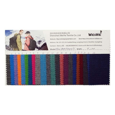 PU Waterproof Woven Fabric Durable Material For Carrier Bag Trekking Rucksack