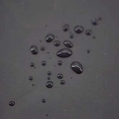 100% Polyester Durable Fabric Waterproof PVC Cloth Straight Line Surface For Luggage And Backpack