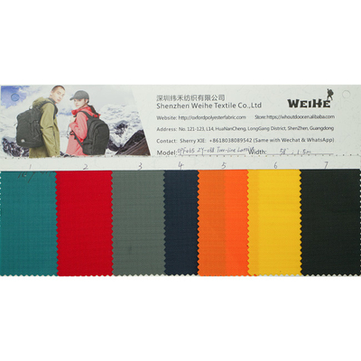 100% Polyester Waterproof Line Waterproof And Durable Material For Computer Backapack And Other Item