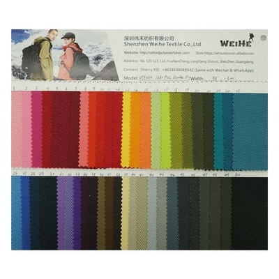 1680 Double Ply 100% Polyester PVC Fabric Waterproof Material For Backpack Bags And Other Outdoor Item