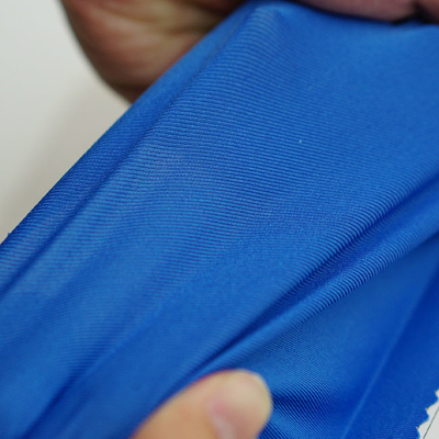 Spandex 0.48mm RPET Polyester Fabric Soft High Elastic Material For Clothing