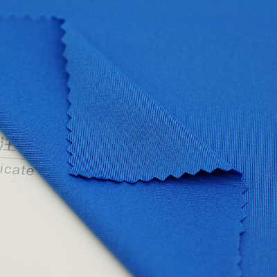 Spandex 0.48mm RPET Polyester Fabric Soft High Elastic Material For Clothing