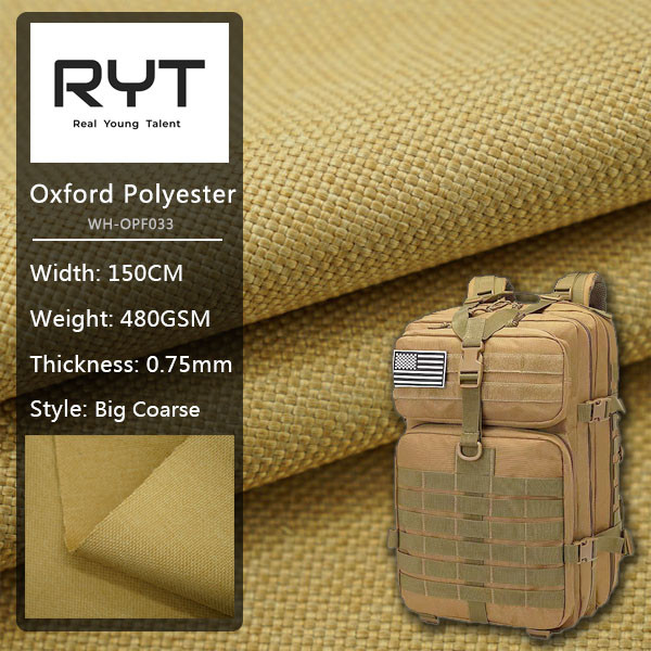 480GSM Oxford Polyester Fabric Tent Waterproof Durable Material