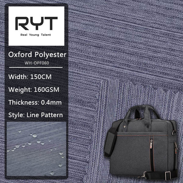 Durable 160GSM Poly Oxford Fabric For Luggage And Industrial Products