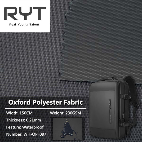 230GSM Waterproof Woven Fabric For Roof Tent Trekking Rucksack
