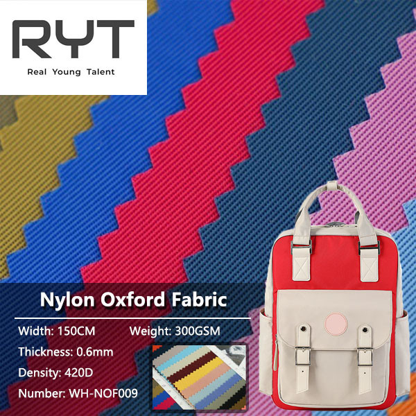 Twill Durable 100% Nylon Oxford Fabric , PU Waterproof Woven Fabric For Outdoor