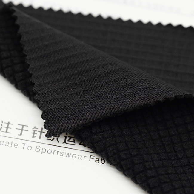 Spandex RPET Soft Breathable Polyester Fabric 210GSM 1.48m For Clothing