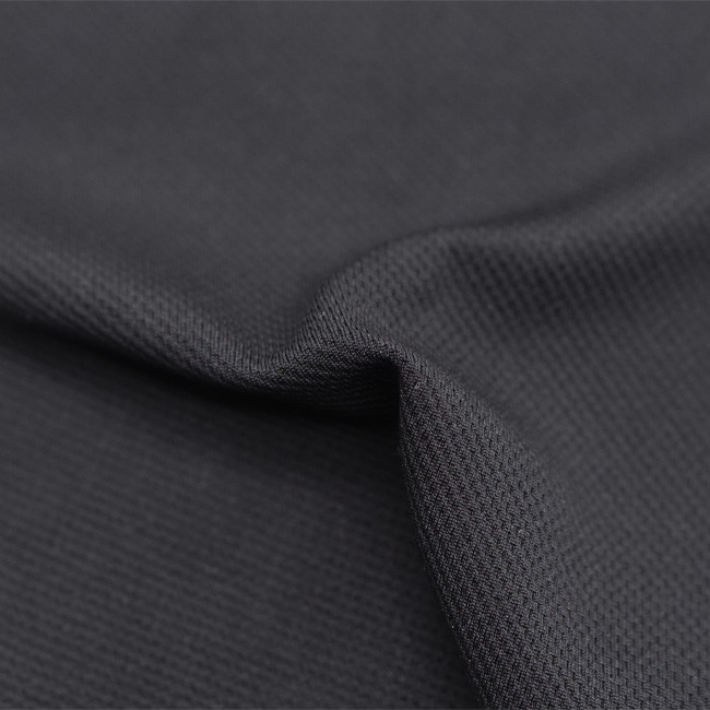 RPET 93% Waffle Polyester Fabric 7% Spandex Cloth For Garments And Bags