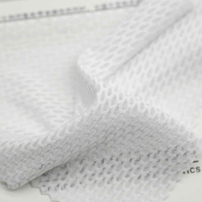 Breathable Material RPET Polyester Fabric 3-4 Grade Color Fastness For Clothing