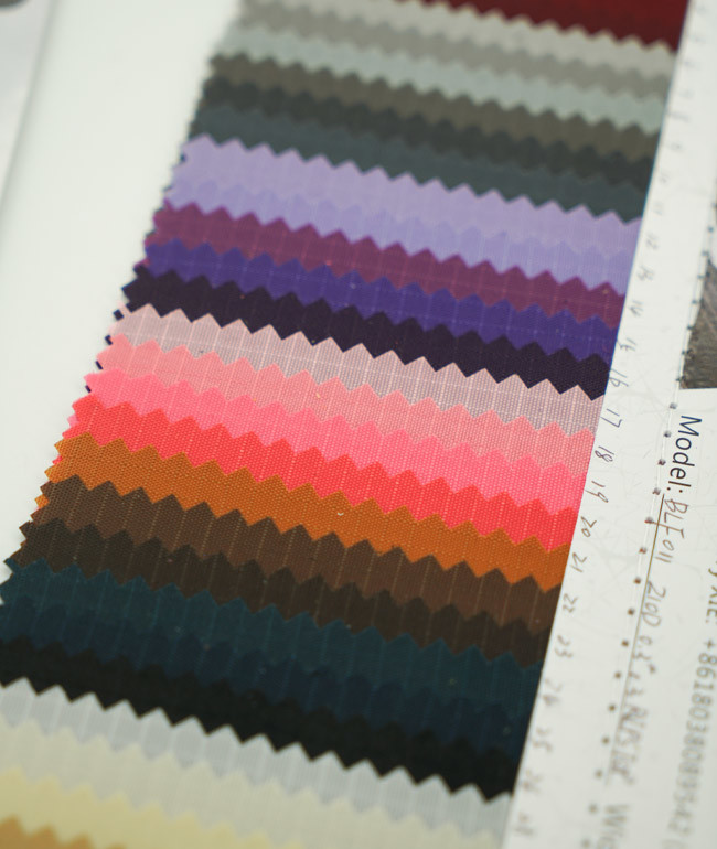 210D Waterproof Backpack Lining Fabric Soft Oxford Woven material